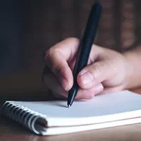 خوشنویسی با خودکار به شیوه خط نستعلیق
